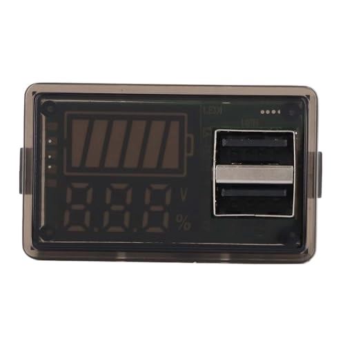 Battery Meter - 8-30V USB Type C Blue Backlight