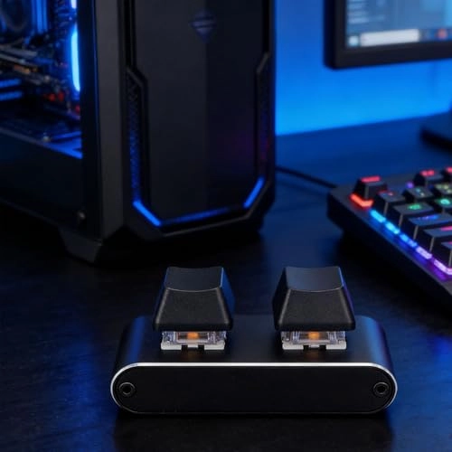 Programmable 2 Key Mechanical Keyboard - Wired