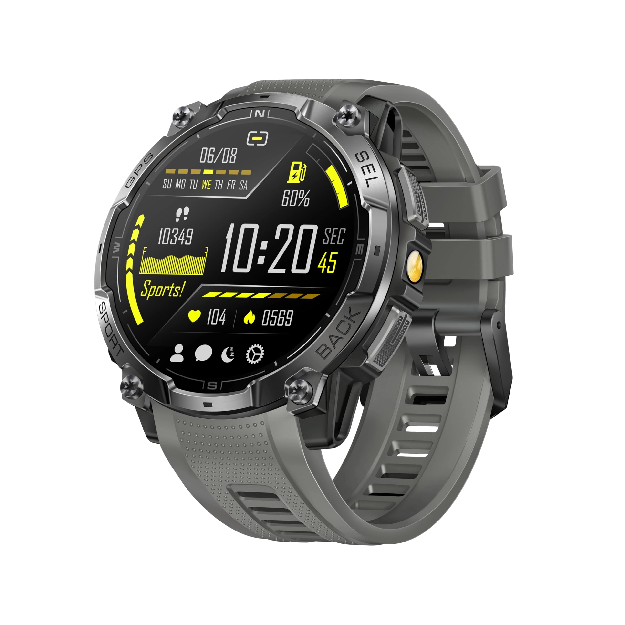 FESMEY Military GPS Smart Watch GPS
