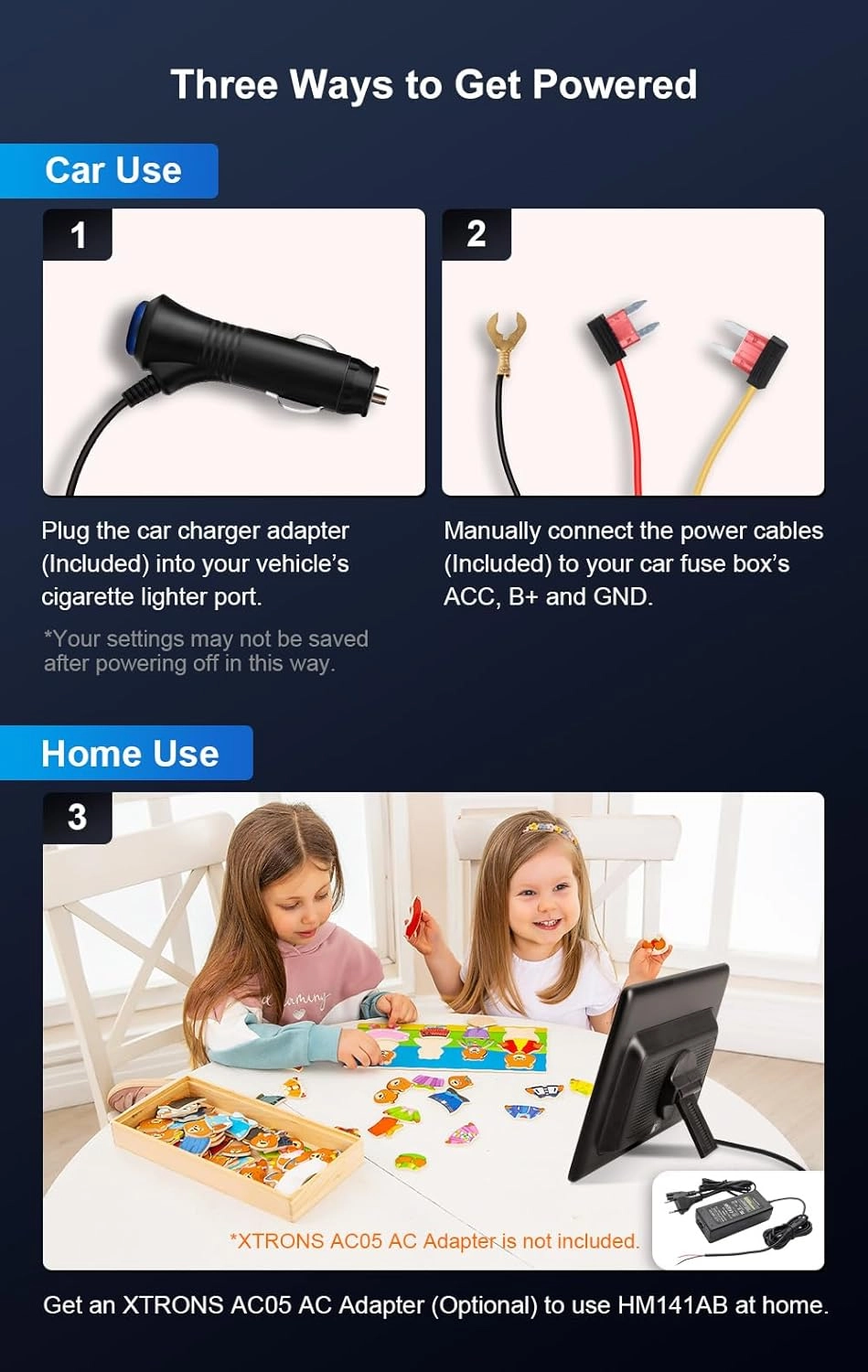 Portable Car TV Headrest Monitor - 4K 14 inch