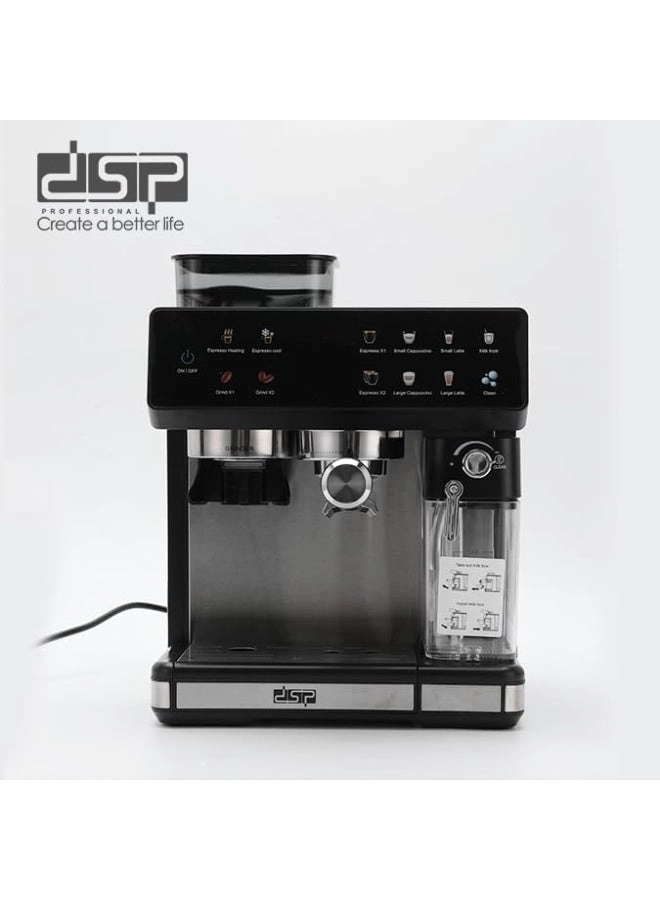 KA3146 - 20 Bar Built-in Grinder Milk Frother