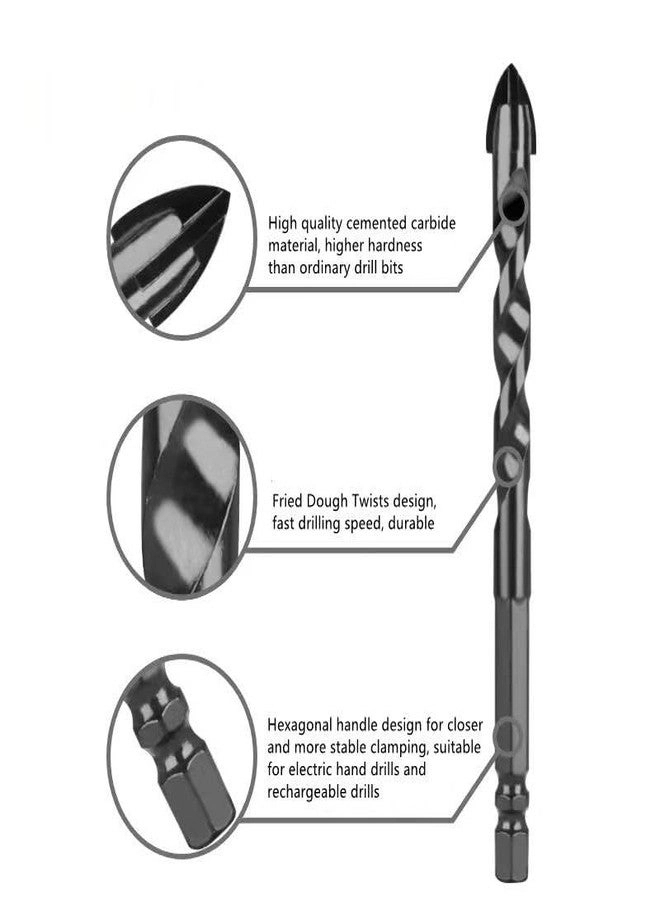 Four Flute Sawtooth Drill Bits - Metal Pack Of 1 6mm