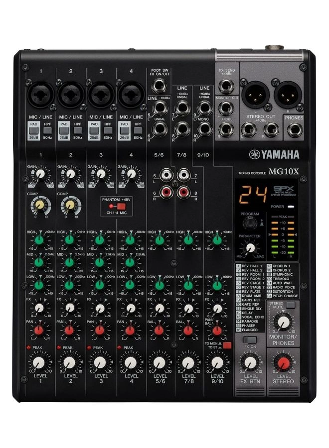 Yamaha MG10X CV - 10-Channel