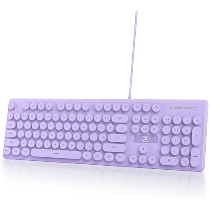 Ergonomic Wireless Rechargeable Bluetooth Keyboard - Wired/Wireless