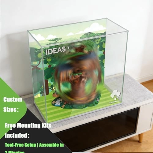 Display Case for Lego 21318 - 3 mm Acrylic Transparent