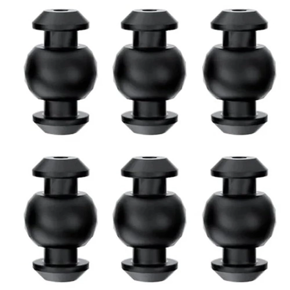 LINHUABAI Ball Shock Absorber - 6pcs 40 Degree Suitable for C35 C25 V2 C20 Quadcopter FPV