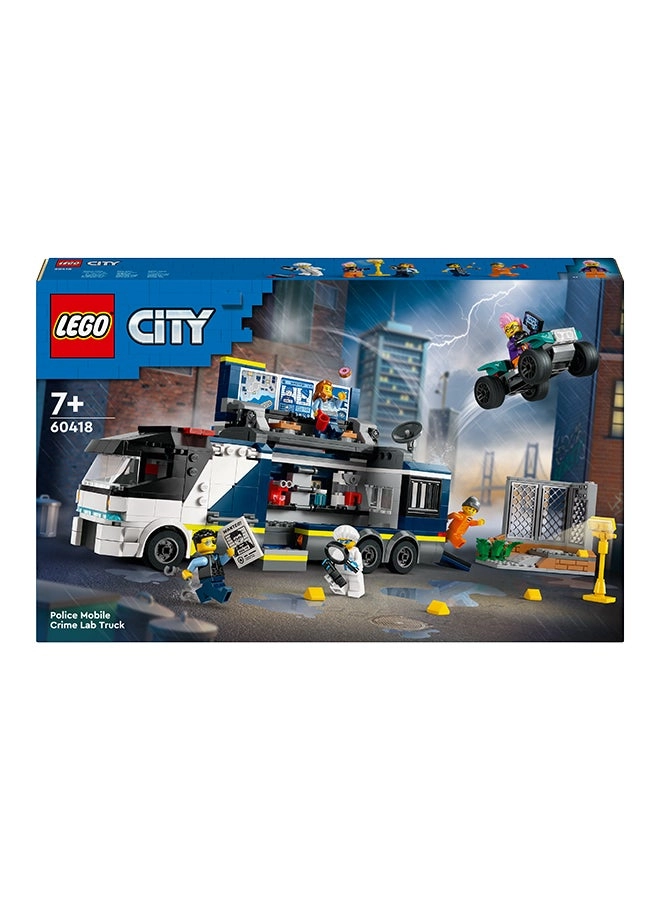 City Police Mobile Crime Lab Truck (60418)