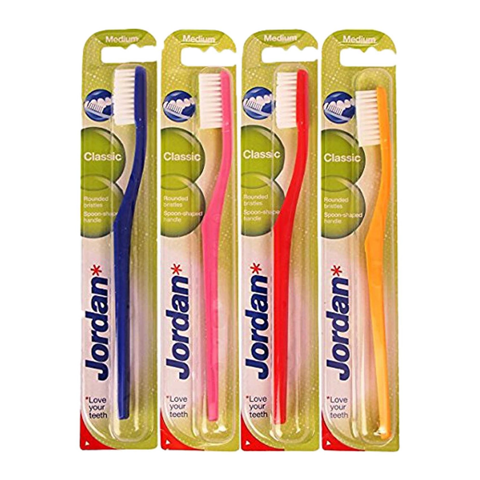 Classic Medium Manual Toothbrush - 4-Piece Pack