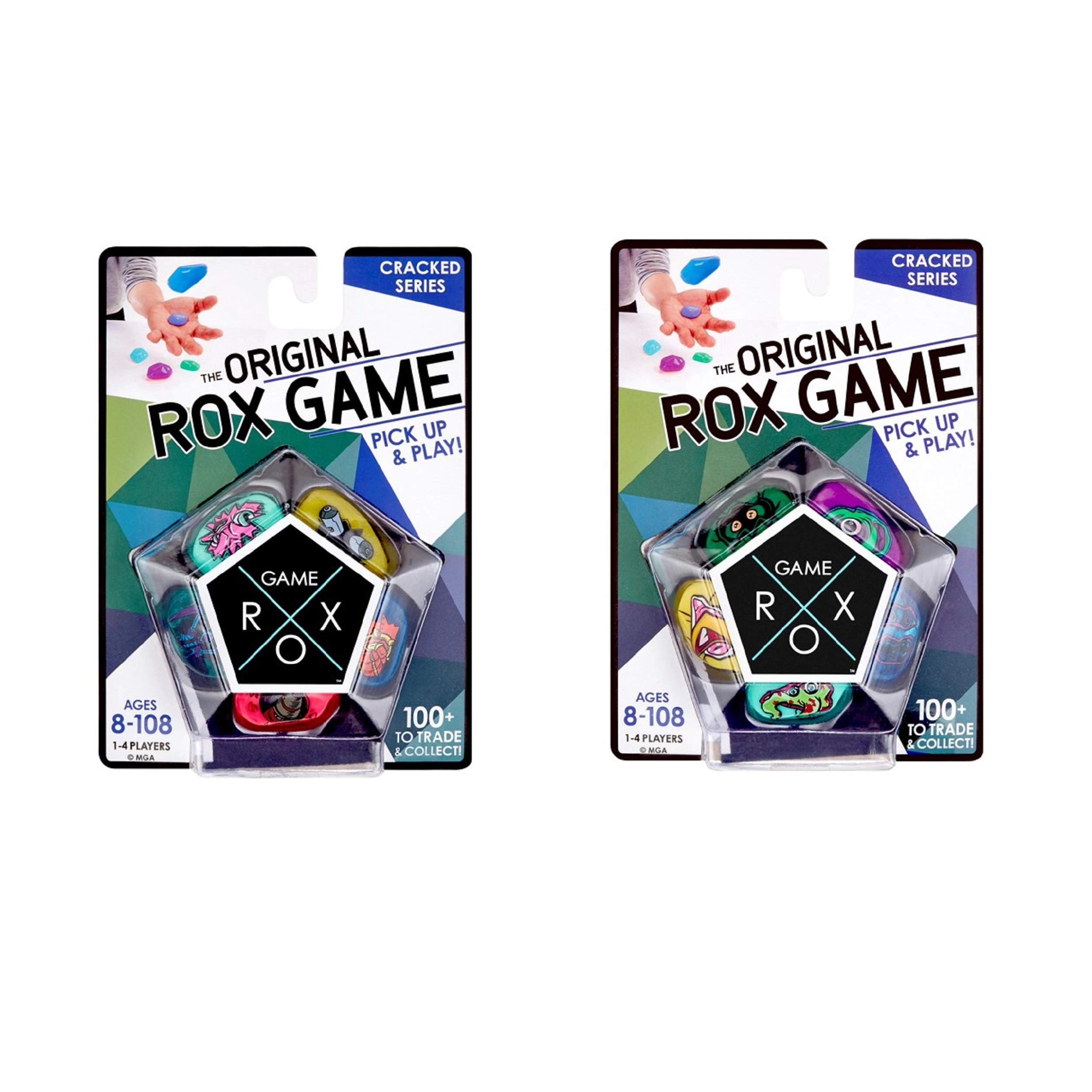 MGA Entertainment GameRox - Stone Flipping Game Starter 2-Player Pack Monsters & Aliens