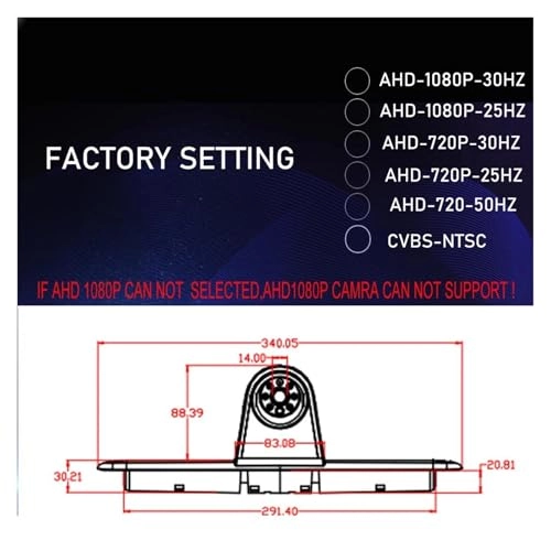 Reverse Camera - Wire 1080P