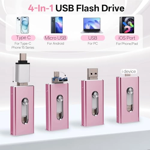 USB Stick - USB 3.0 Lightning Micro USB USB-C 256GB