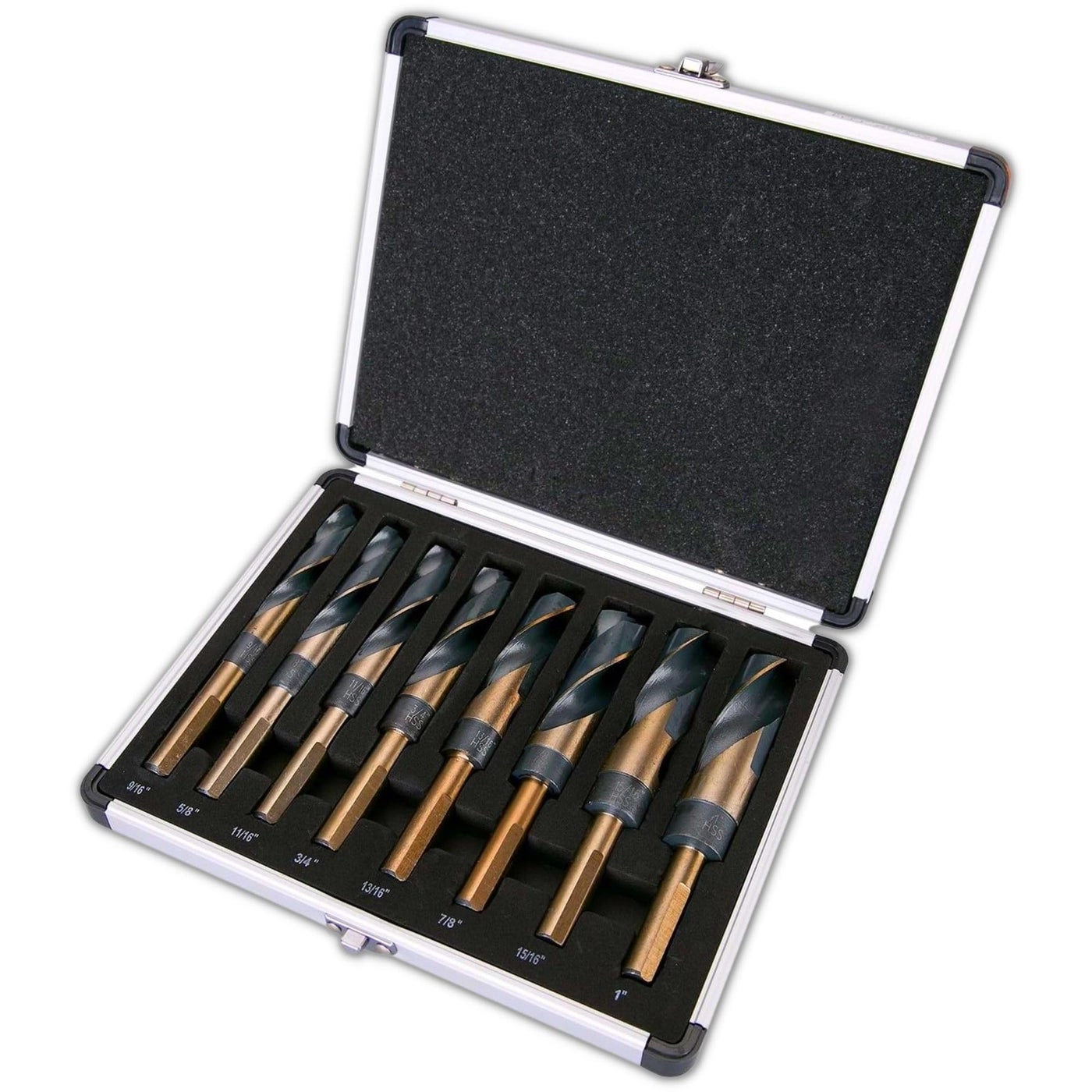 Cortool Drill Bit Set - HSS M2 8 Sizes 9/16" to 1"