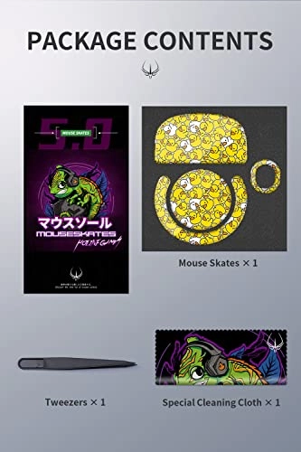 5.0 Colorful Mouse Feet Skates - Ultra Transparent PTFE for G Pro X Superlight Wireless