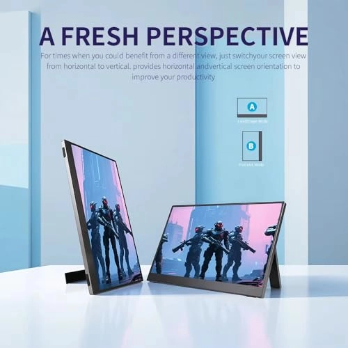 Wireless Display Portable Monitor - 1080P 15.6 inch