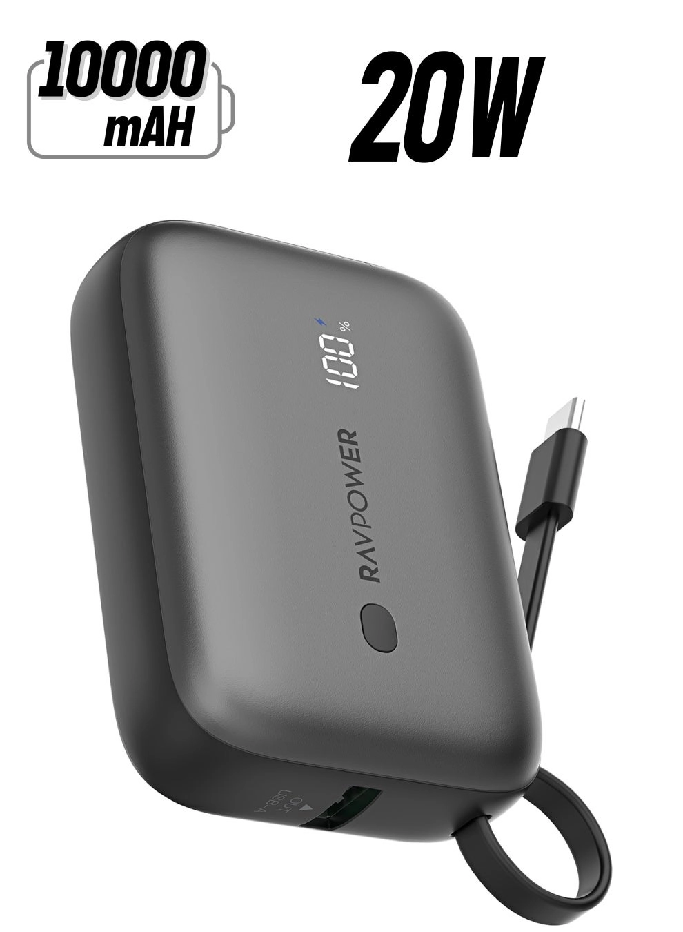 RAVPower (Grade 7-9) PD Pioneer - 10000 mAh 20W