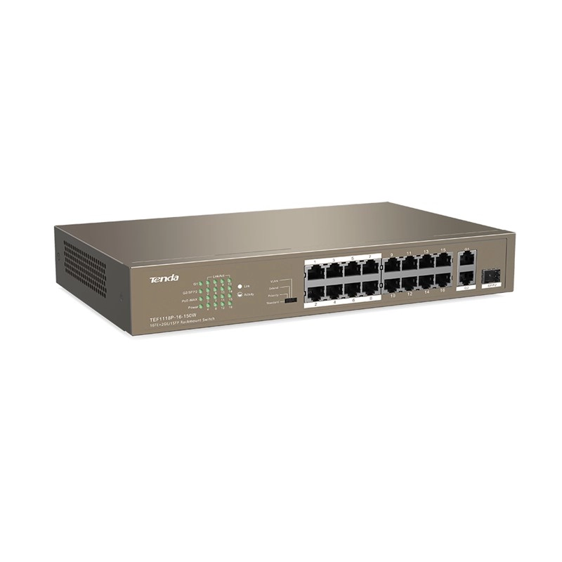 TEF1118P-16-150W 16-Ports