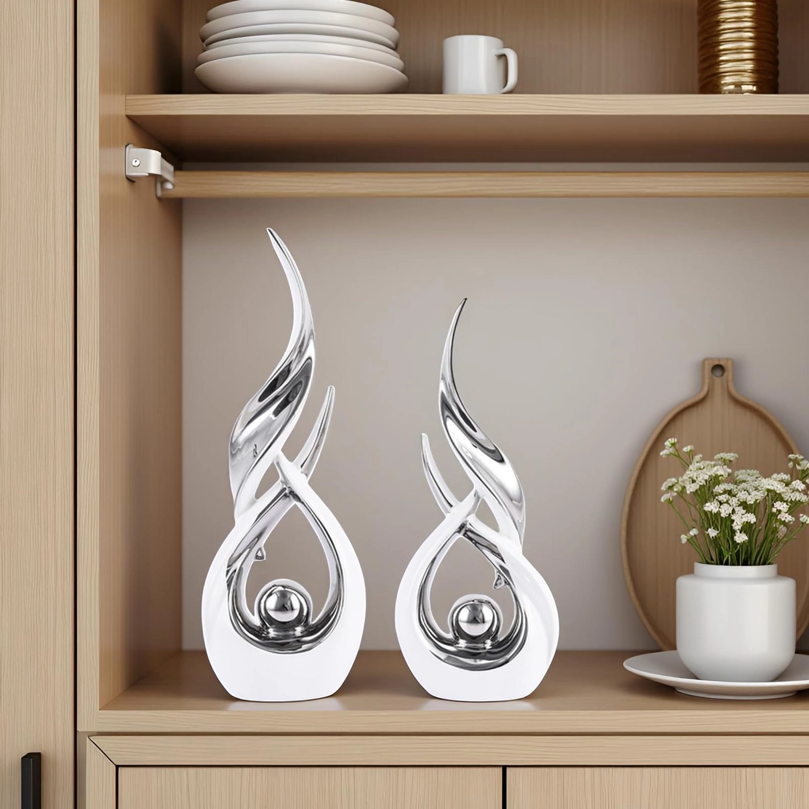 Ceramic Abstrac Statue - Ceramic