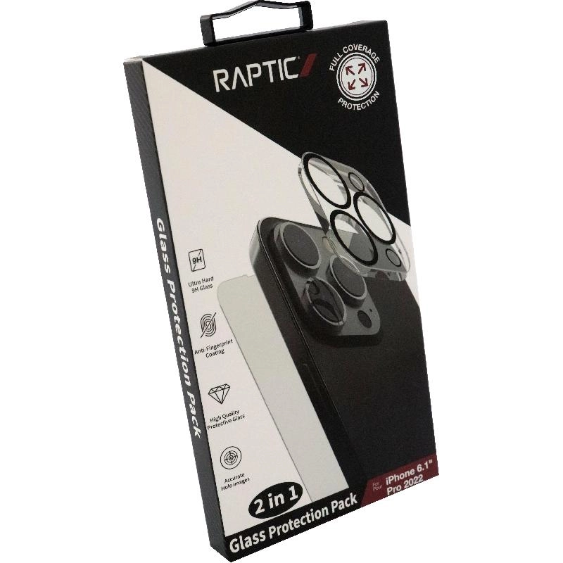 Clear Tempered Glass Screen Protector + Camera Lens Protector for iPhone 14 Pro