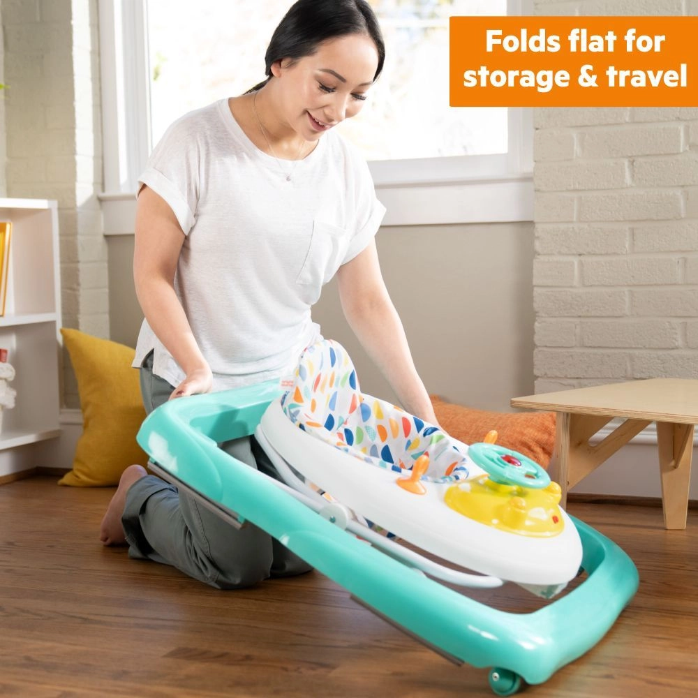 Ready to Roll Lights & Sounds Walker - Light Blue 6 months