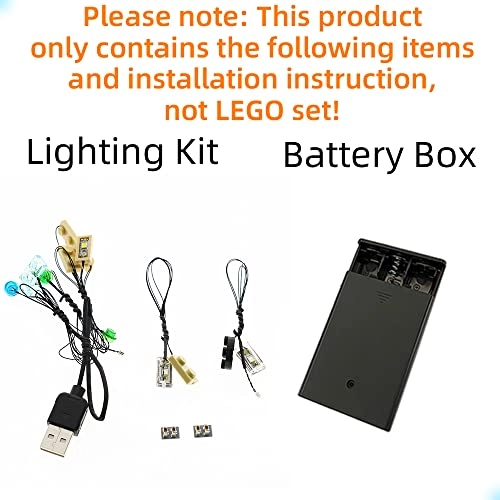 Lighting Kit Compatible with LEGO Newbury Abandoned Prison of Newbury - Hidden Side