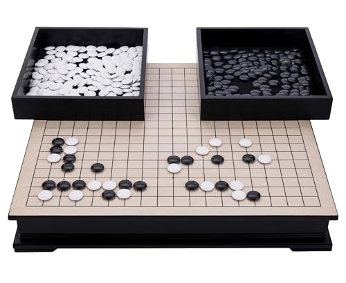 Go Game - Luxury Wooden Goban 361 stones 21 mm