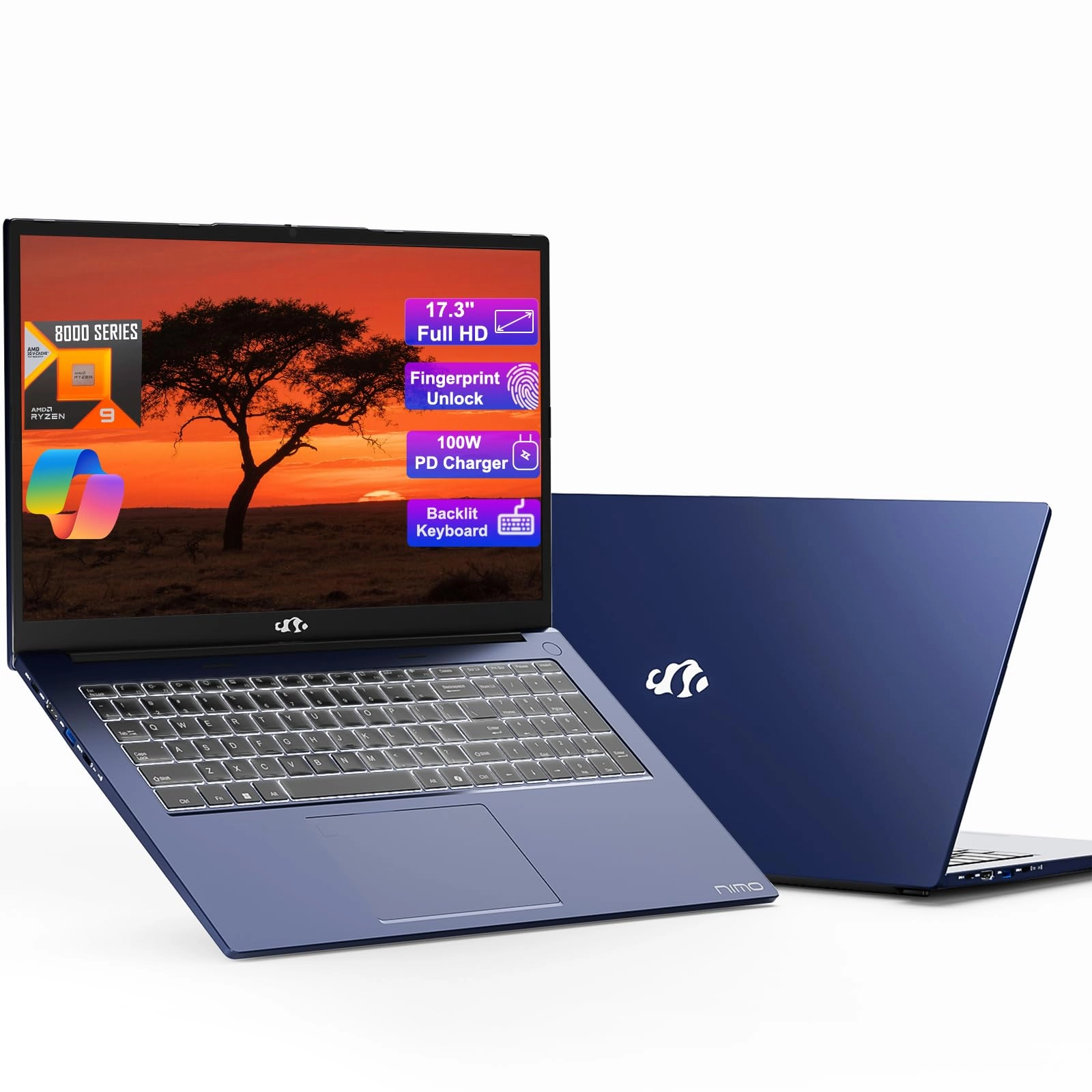 Electronic Nimo S.A. N175 - 17.3'' Ryzen 9 8945HS 64GB DDR5 2048GB SSD