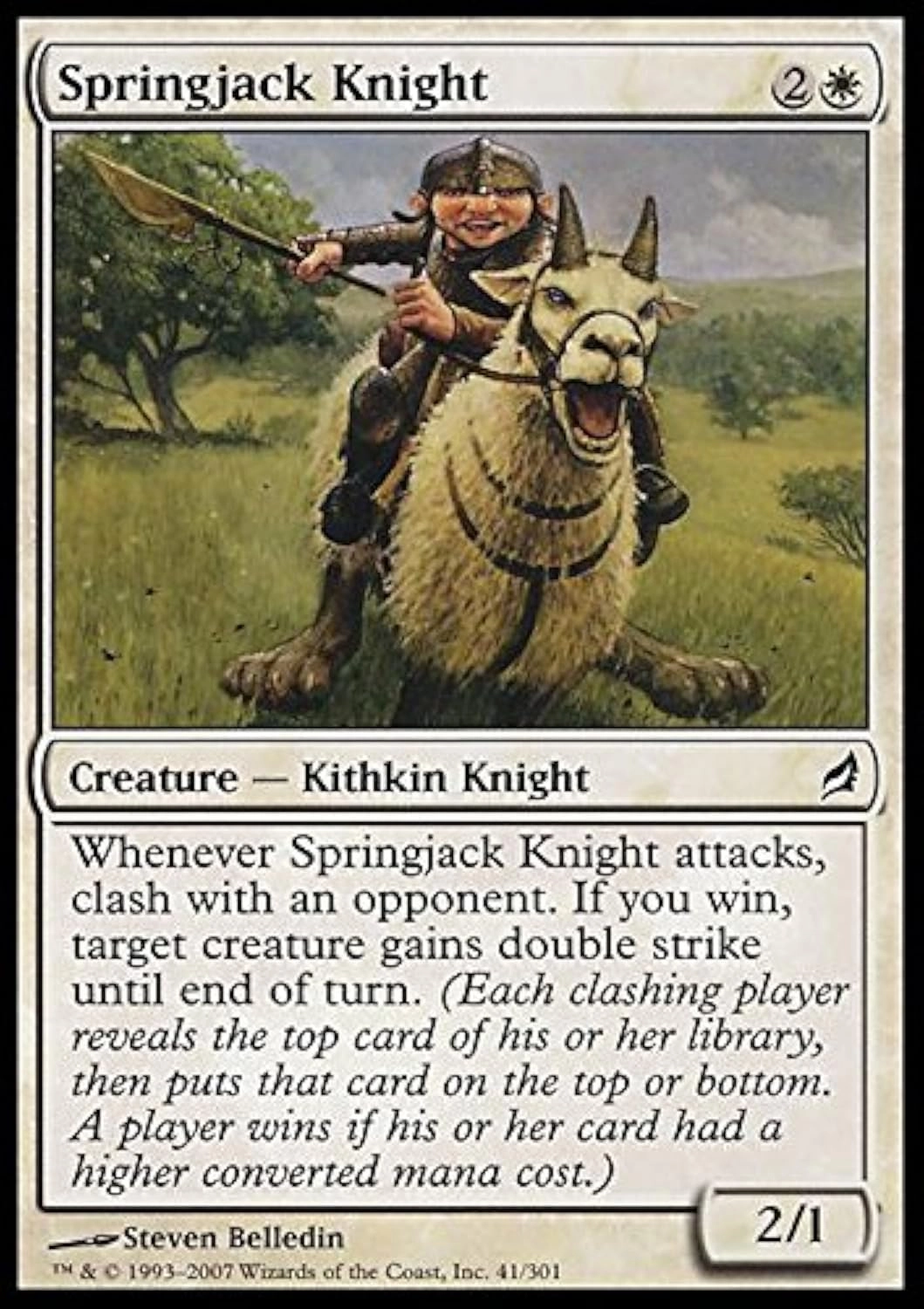 Wizards of the Coast Springjack Knight USCIDU-20-Y-59446-507-KZI-HTJ - Lorwyn