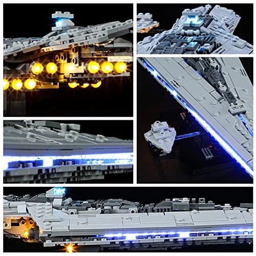 Star Wars LED Light - for Lego-75356 Super Star Destroyer Blue