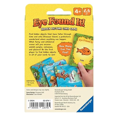 Dinosaur Island Eye Found It! - 57 Cards - Card Game