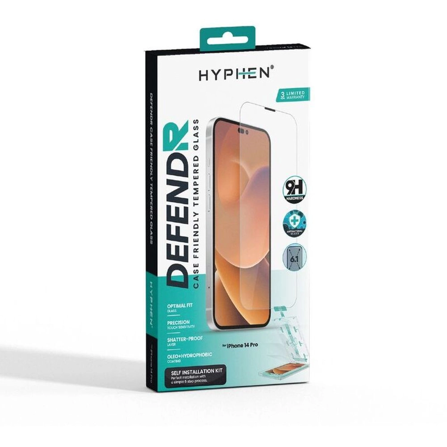 Defendr Case Friendly Screen Protector - iPhone 14 Pro 6.1 Inch