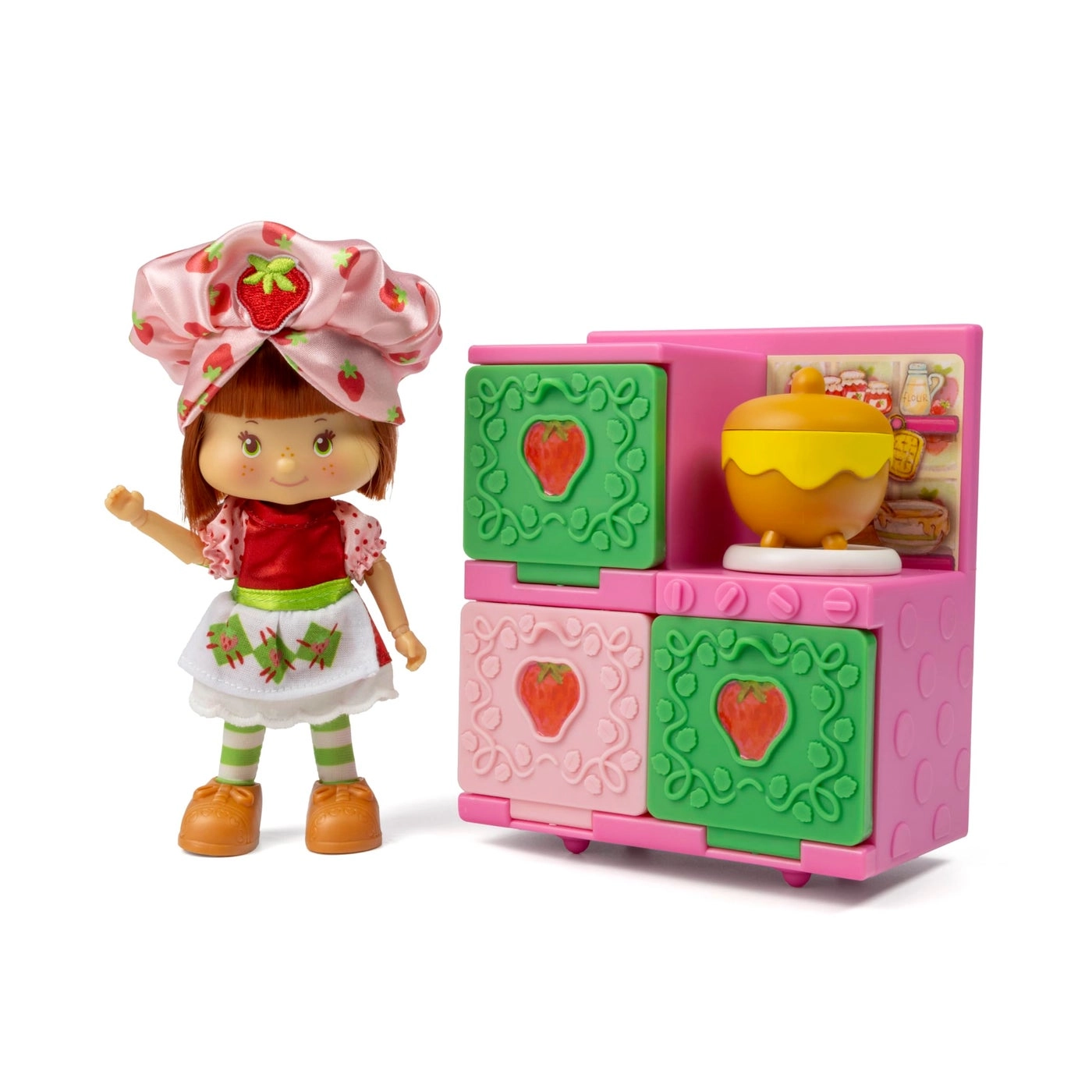 Strawberry Shortcake Fashion Doll - 5.5-inch Sweet Scented + Berry Bake Shoppe Playset - 32-piece