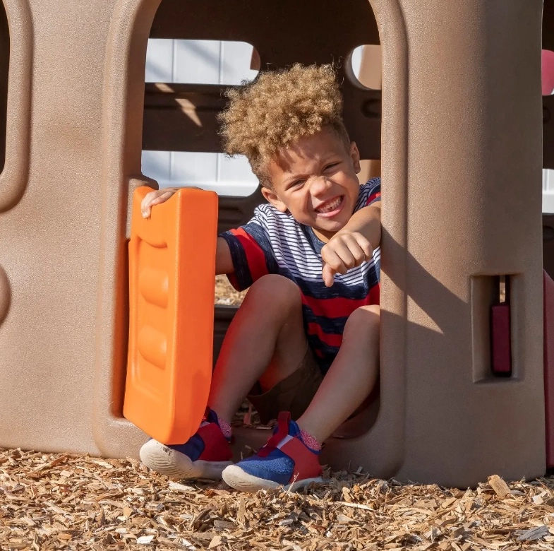 Naturally Playful Playhouse Climber And Swing Extension