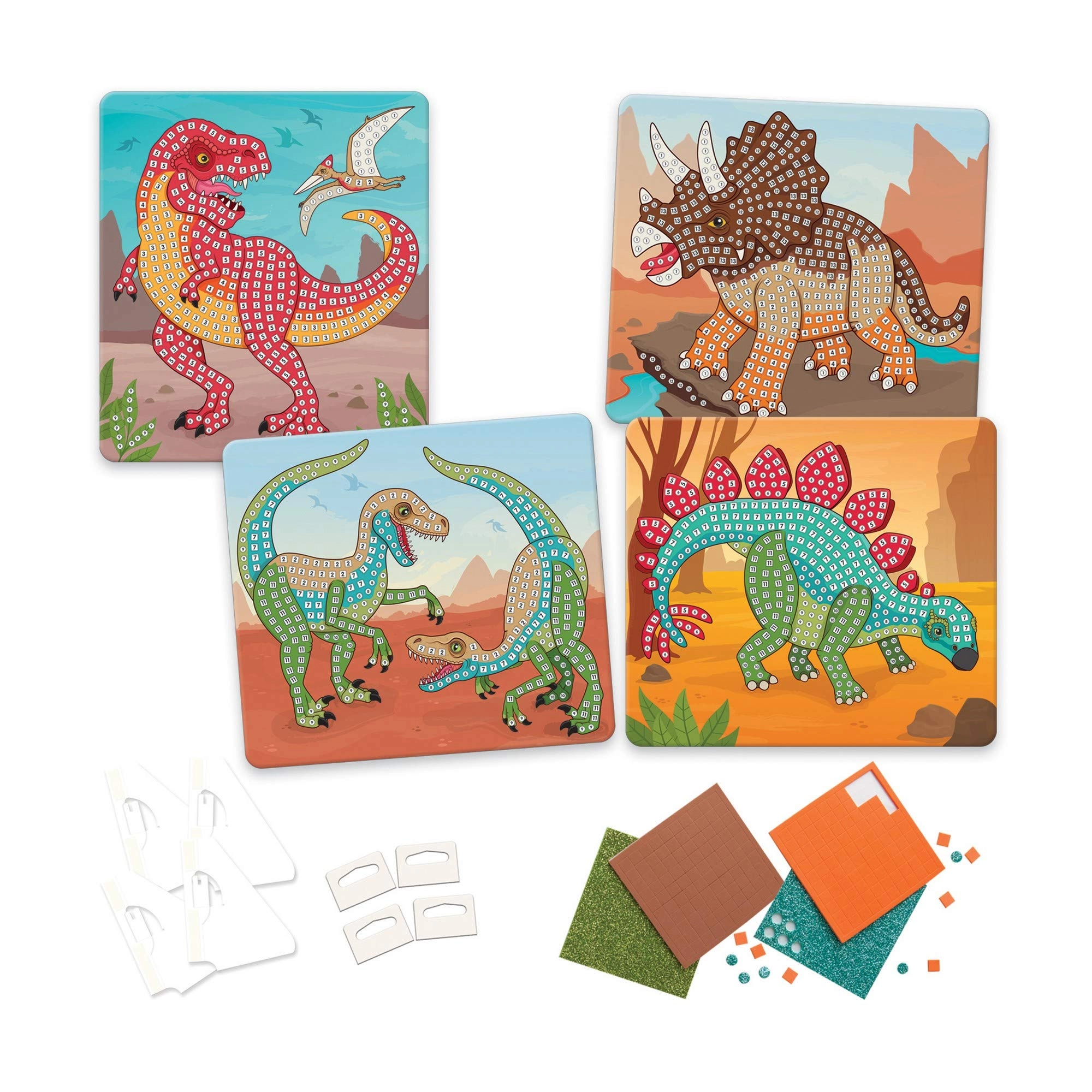 Sticky Mosaics Dinosaurs