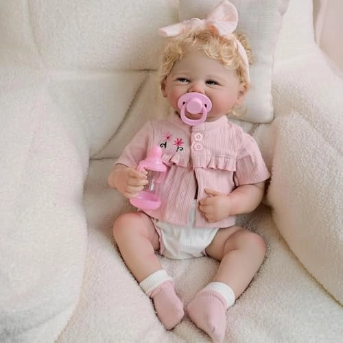 Vivienne Reborn Baby Doll - 19 inch Vinyl girl Ages 3+