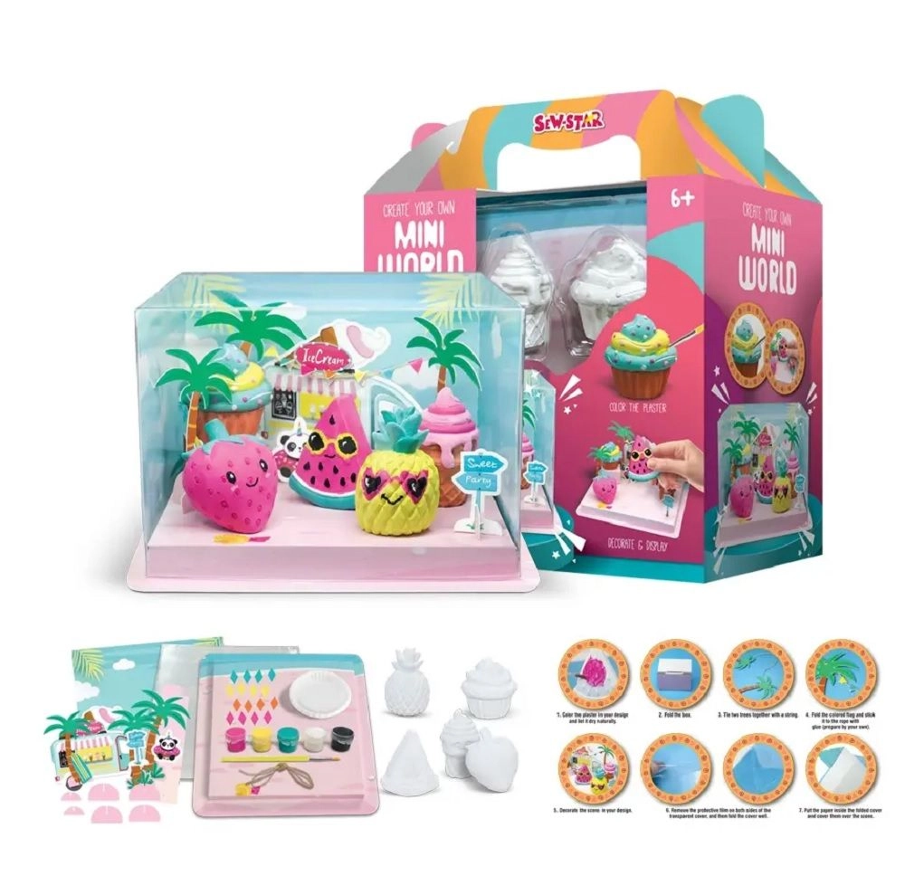 Create Your Own Mini Fruits World - 6+ years