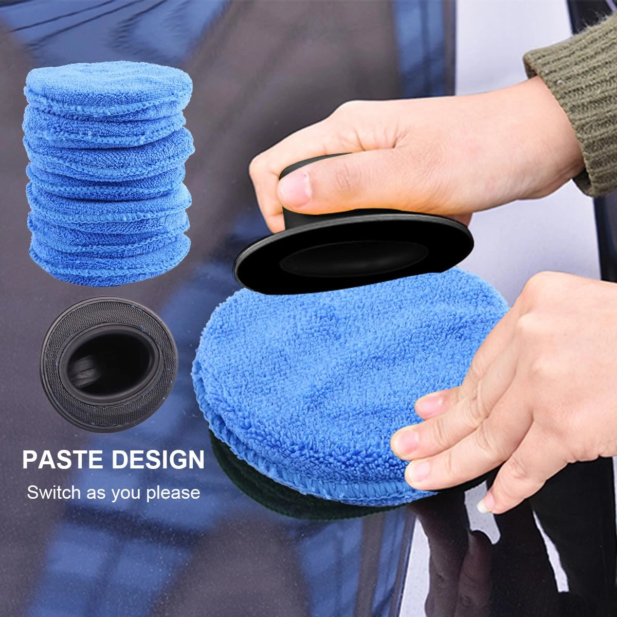 Car Waxing Sponge Pad Set