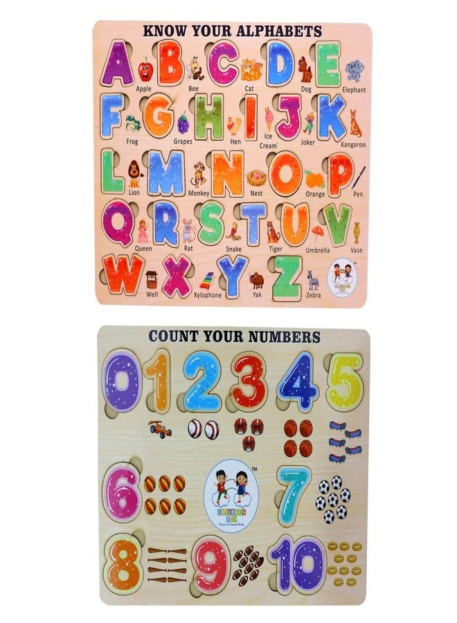 ENJUNIOR BOX Capital Letters + 123 Numbers - 2 pieces