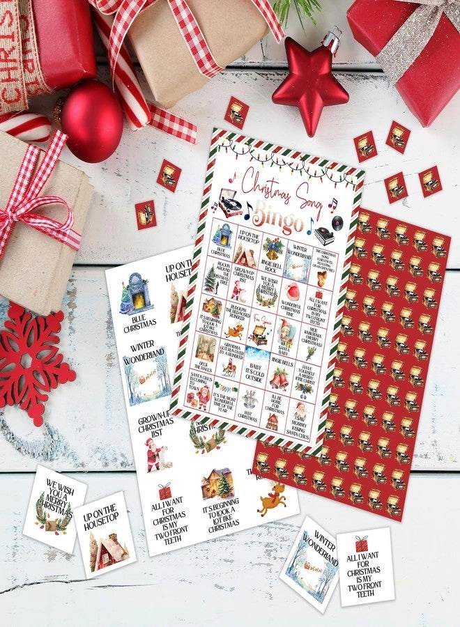 Christmas Song Bingo Game - 24 Players Indoor Outdoor