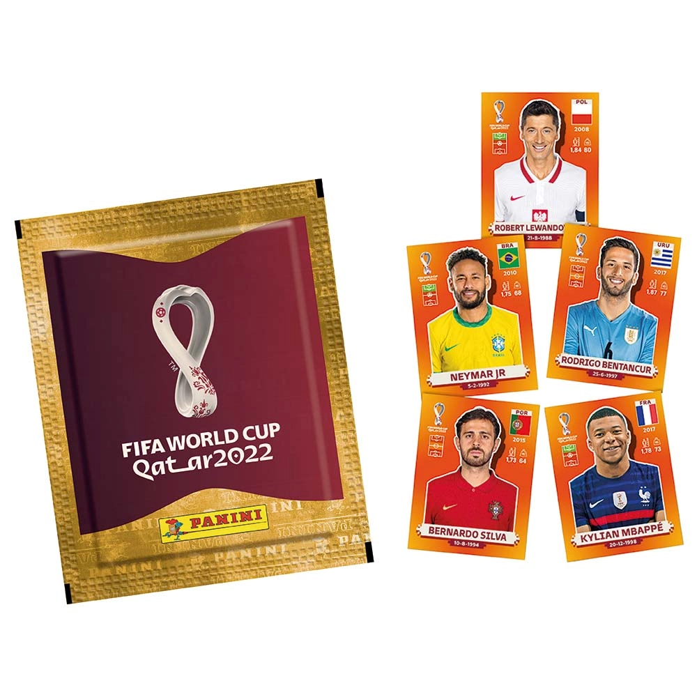 Panini Fifa World Cup Qatar 2022 Sticker Book 5 pcs