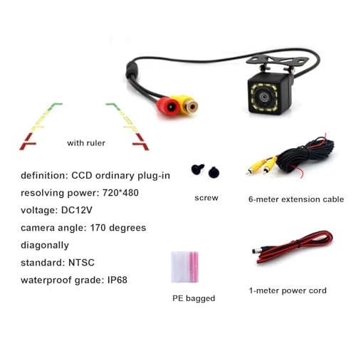 Rear Camera - Night vision Wired 720*480