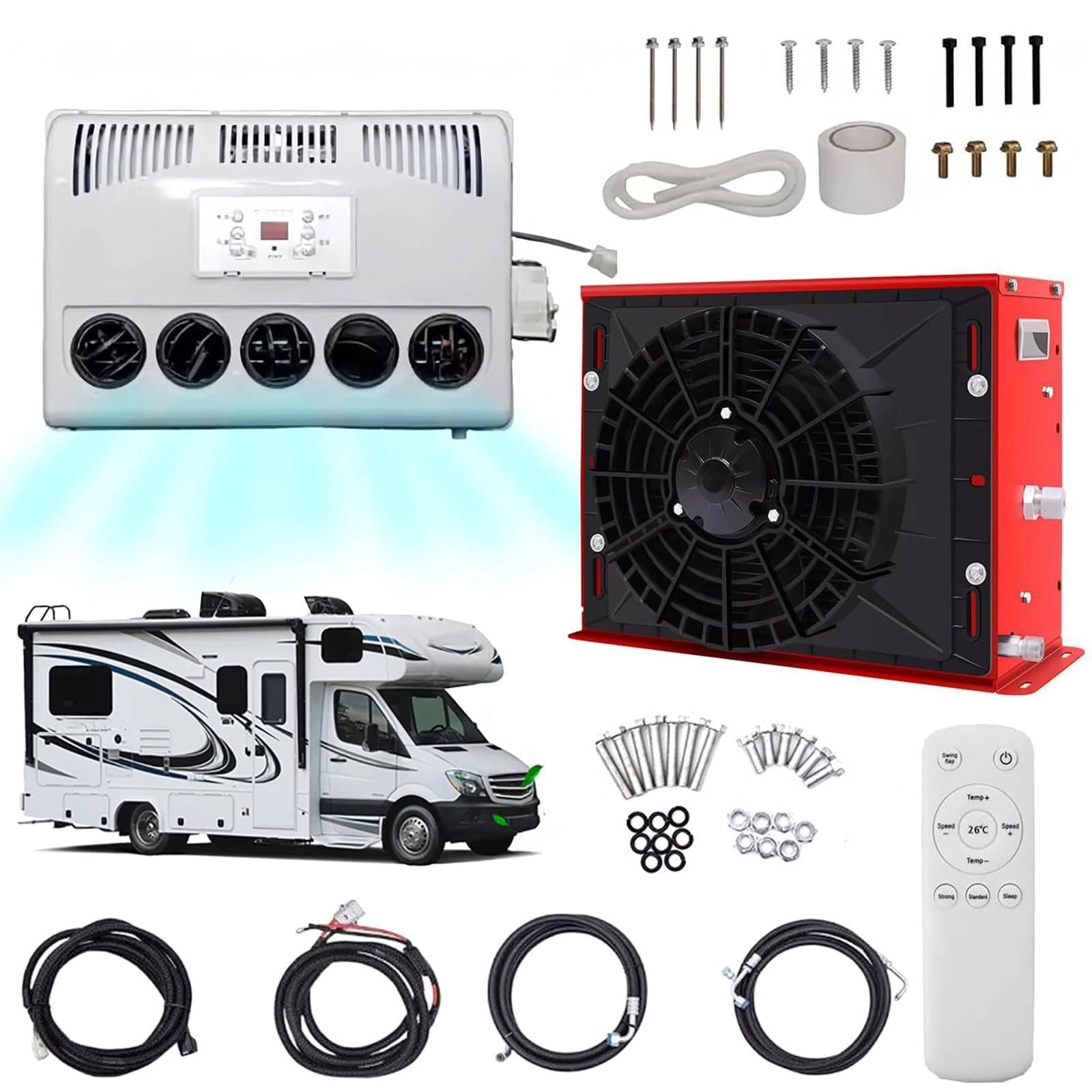 YhsPkh Split RV Air Conditioner - 800-2400W
