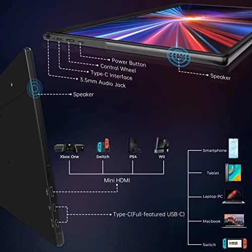 Portable Monitor - FHD 1080P 15.6''