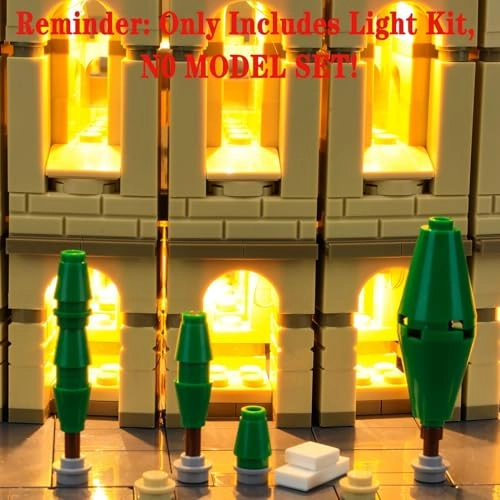 LED Light Kit Compatible with 10276 Colosseum - Plastic Architecture 1