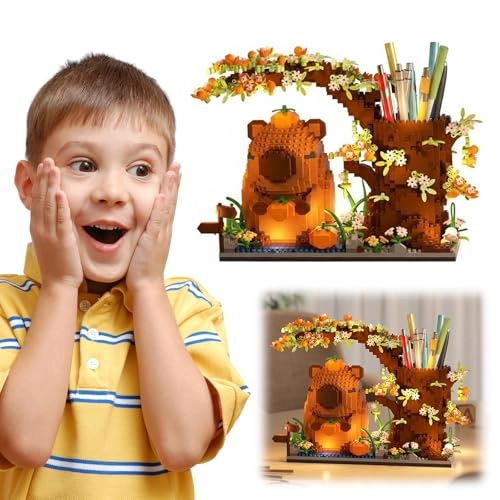 Capybara Pen Holder Building Block Set - 1880 pcs