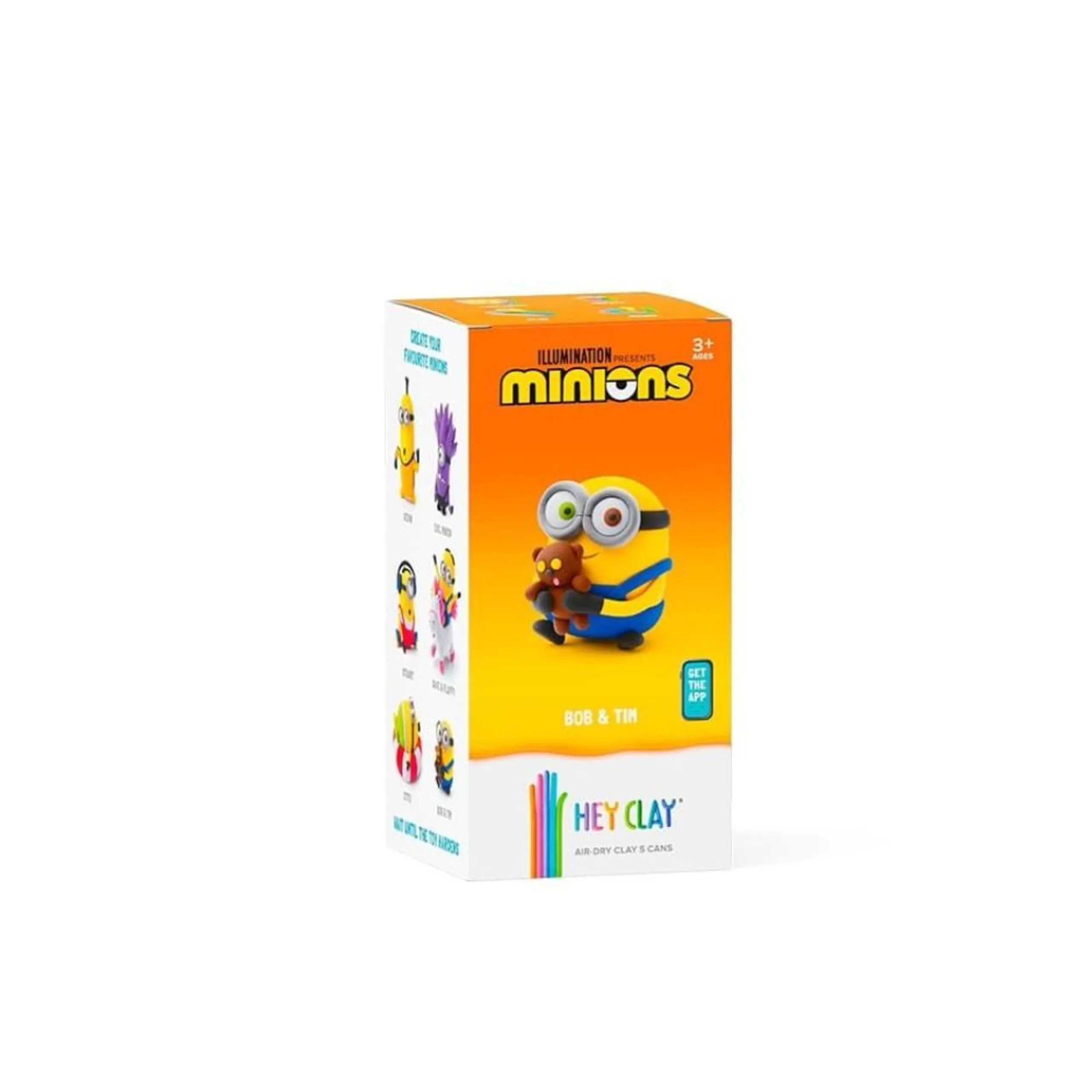 Minions Bob & Tim Colourful modelling air-dry clay - 3+ years