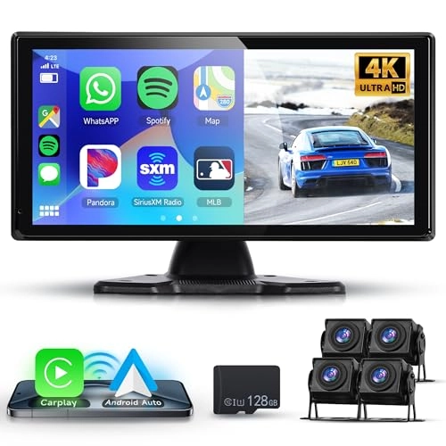 Reversing Camera - 4 Cameras + Monitor - 10.36 Inches