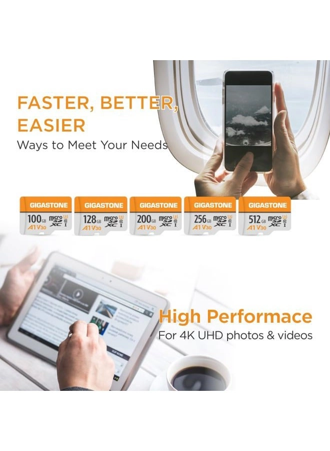 MicroSDXC Memory Card - 256GB + SD Adapter