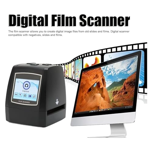 Film Scanner - 32G SD Card Storage 2.36" LCD Screen