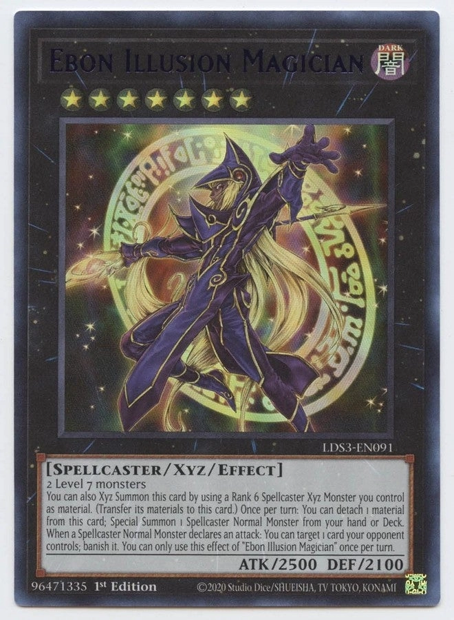 Yu-Gi-Oh! Ebon Illusion Magician LDS3-EN091