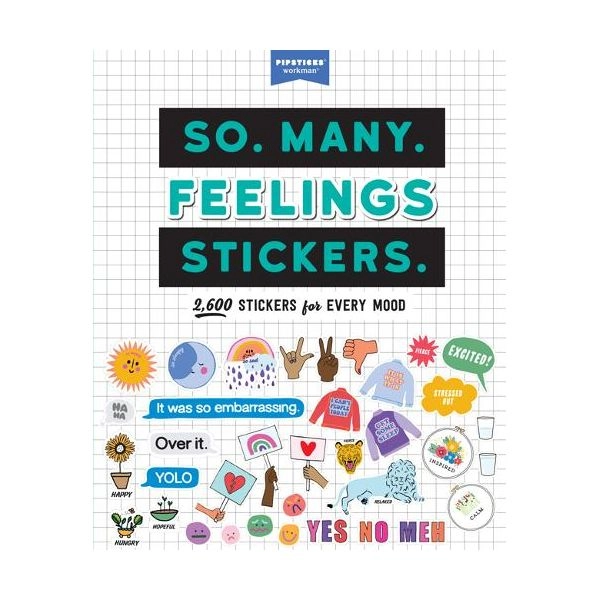 Workman Publishing So Many Feelings Sticker Book 2700 pcs